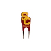 USC Trojans SC Interlock Shaped Golf Divot Tool